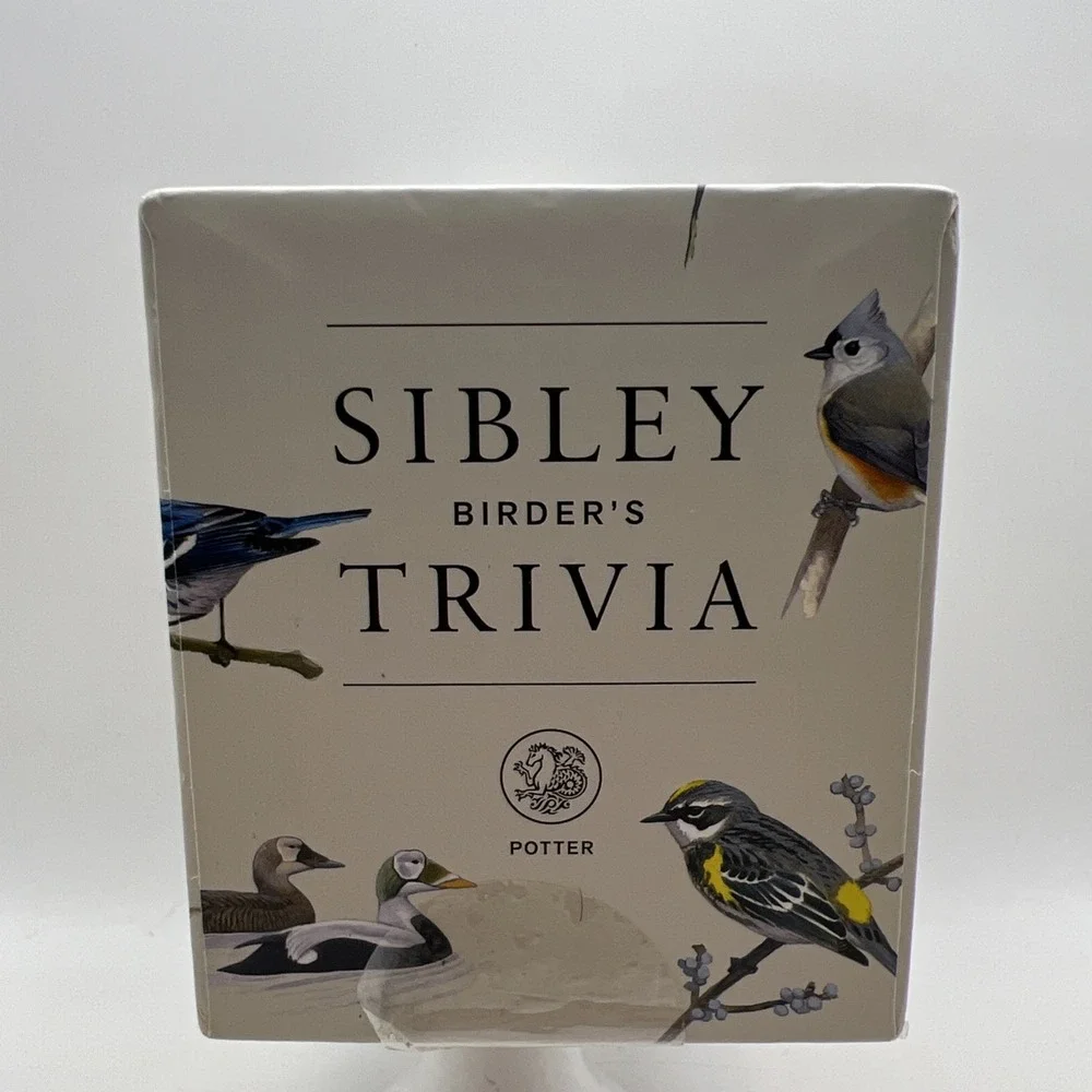 Sibley Birder's Trivia: A Card Game-illustrated game-Bird- 2 or more players-NIB